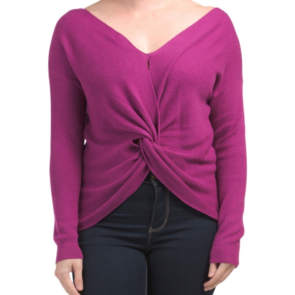 NWT Splendid Twist Front Sweater Size M